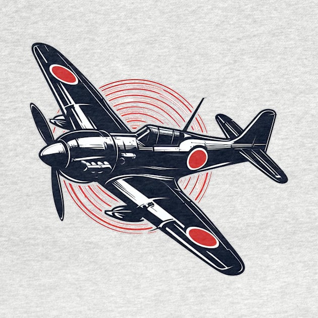 WWII Japanese Mitsubishi A6M Zero Fighter by BattlegroundGuide.com